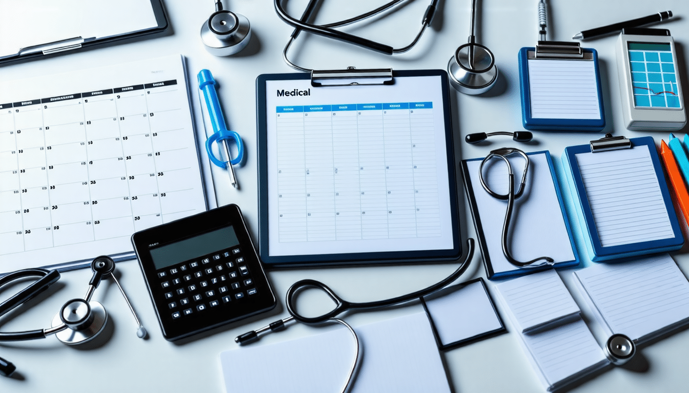 Planning m&eacute;dical : outils et m&eacute;thodes pour organiser efficacement les soins