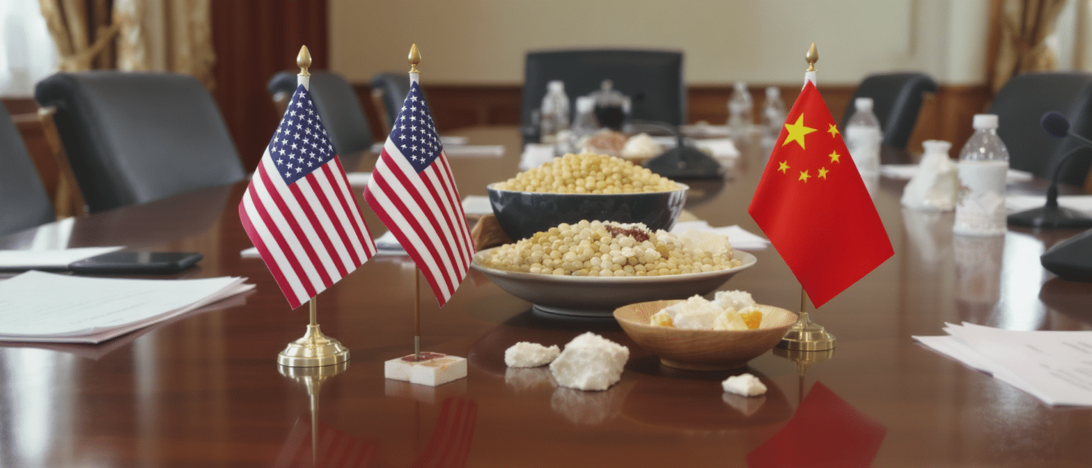 Accord imminent entre la Chine et les &Eacute;tats-Unis : focus sur les terres rares et le soja avant le sommet Trump-Xi