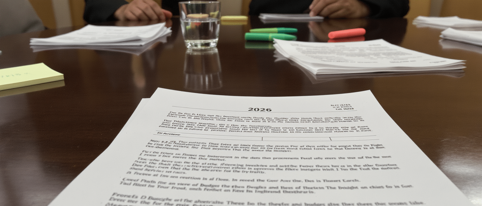 Budget 2026 : Les enjeux délicats qui pourraient agiter les discussions