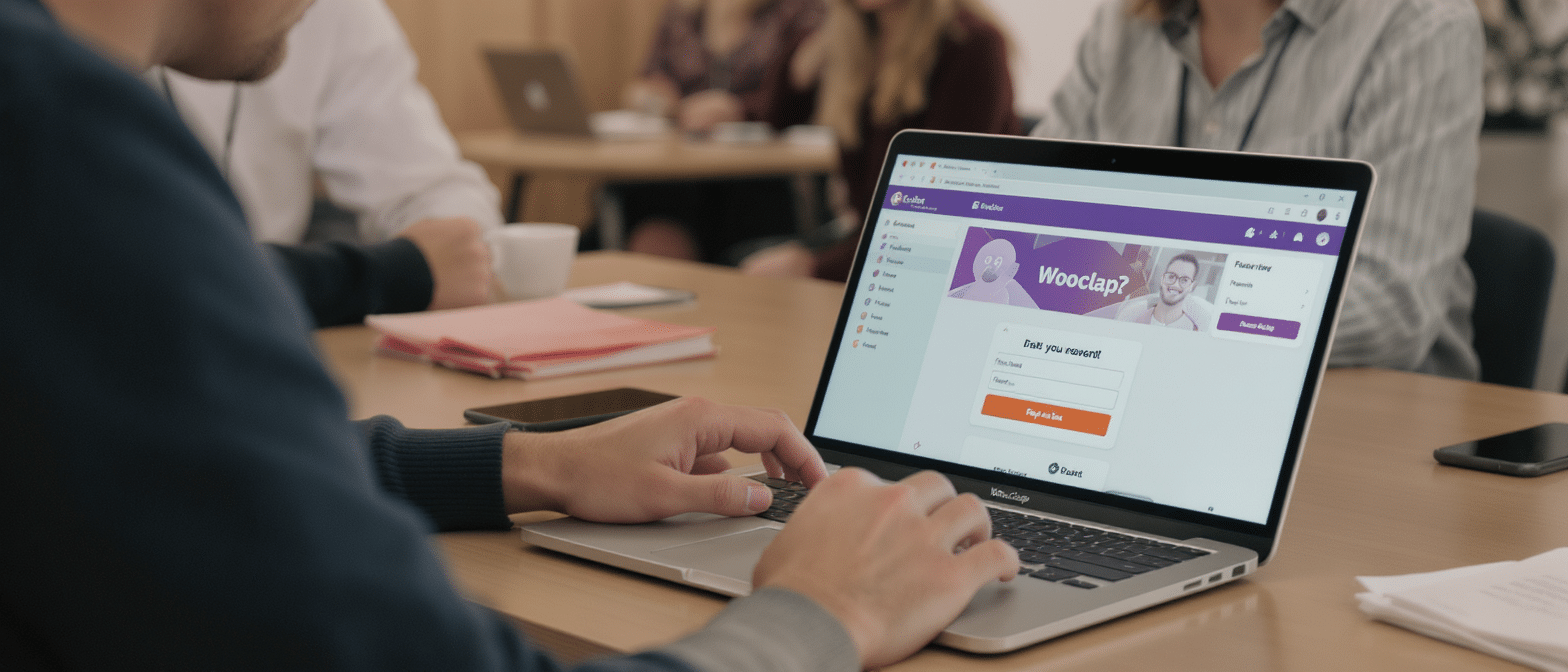 Wooclap : utilisation des outils d’interactivité lors des conférences et formations